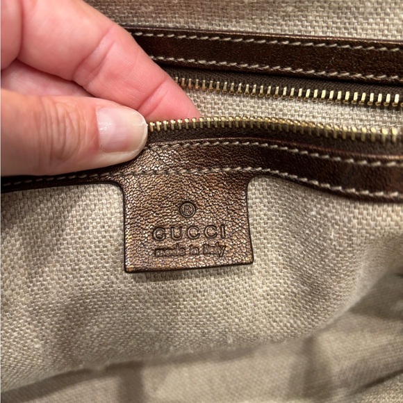 Gucci! Brown Leather Women's Bag - Picture 3 of 7